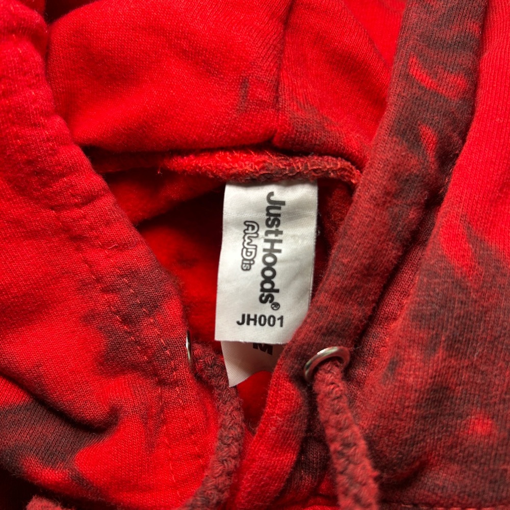 Download Festival 20th Anniversary 2023 Tie‑Dye Hoodie – Red/Black – Size M - Picture 8 of 11
